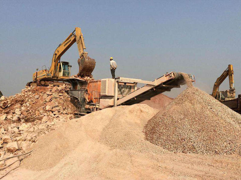 移動式破碎制砂機 移動式破碎制砂機