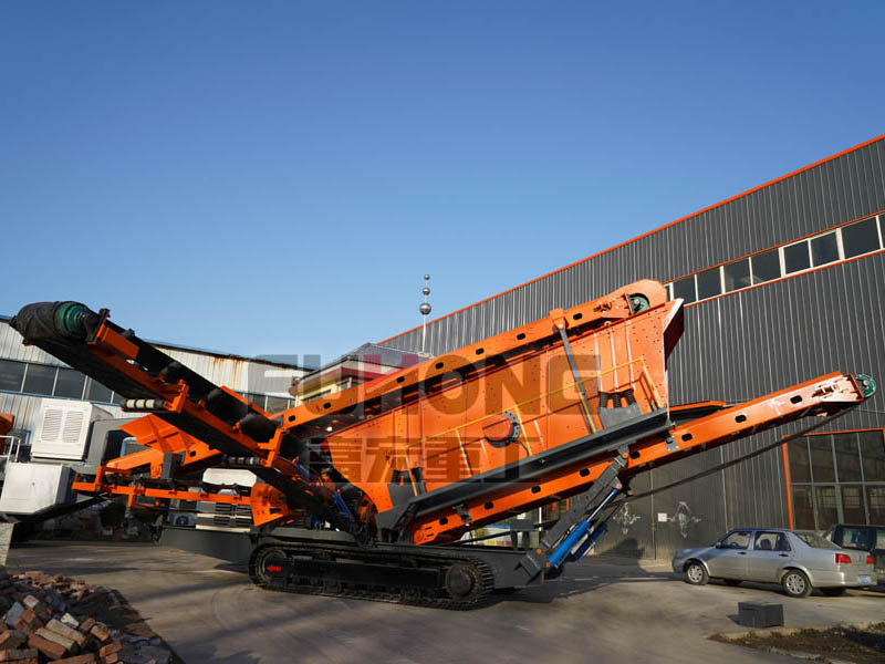 鵝卵石移動(dòng)破碎站 鵝卵石移動(dòng)破碎站