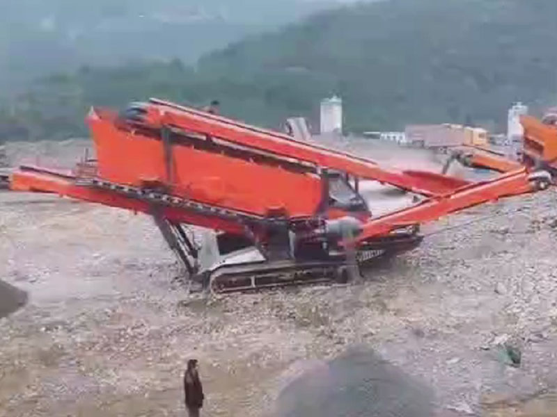 一體化移動式破碎站 一體化移動式破碎站